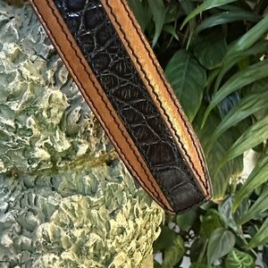 Elegant Black and Tan Women's Belt